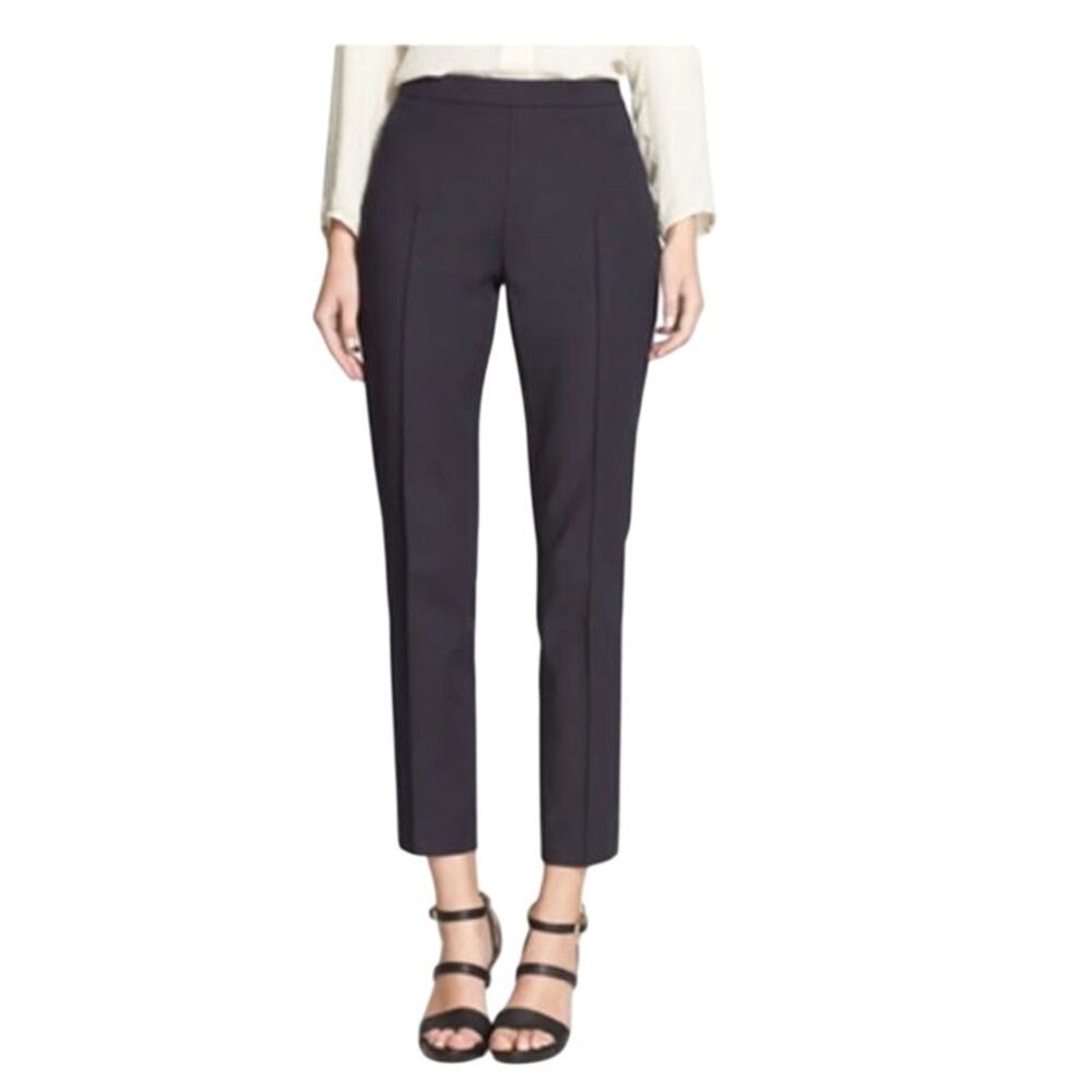 Akris Punto Franca Black Cotton Techno Highrise Pant 8